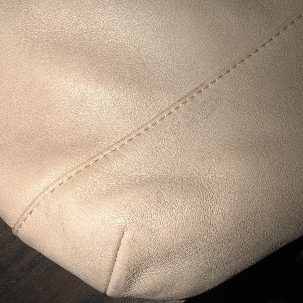 Coach Daisy Spectator leather crossbody bag beige pink orange casual  purse tan